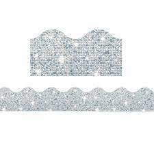 SILVER SPARKLE BORDERS