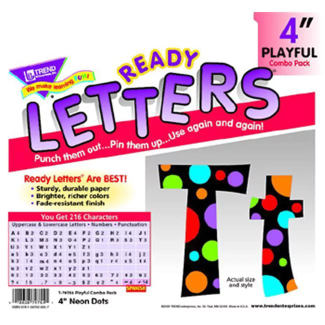READY LETTERS 4