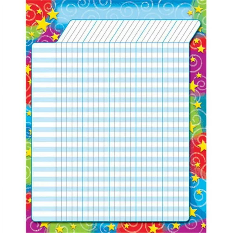 STARS `N SWIRLS INCENTIVE CHART