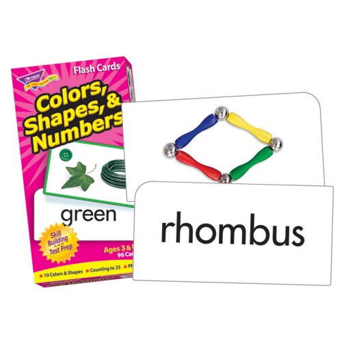 COLORS, SHAPES, & NUMBERS FLASH CARDS