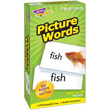 PICTURE WORDS FLASH CARD