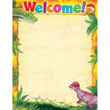 WELCOME DINOSAURS CHART
