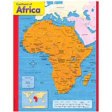 CONTINENT OF AFRICA CHART