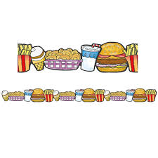 FAST FOOD EXTRA WIDE BORDERS