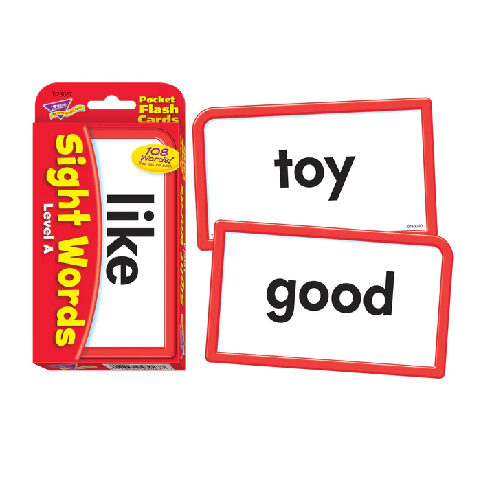 SIGHT WORDS LEVEL A FLASH CARDS
