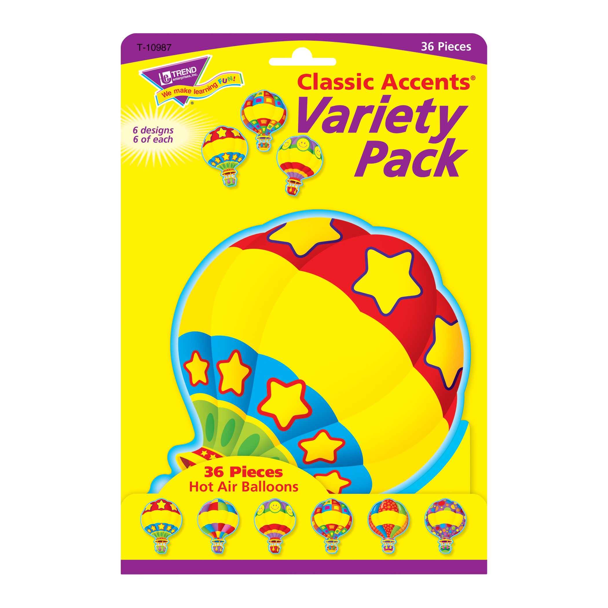 HOT AIR BALLOONS ACCENTS V/PK