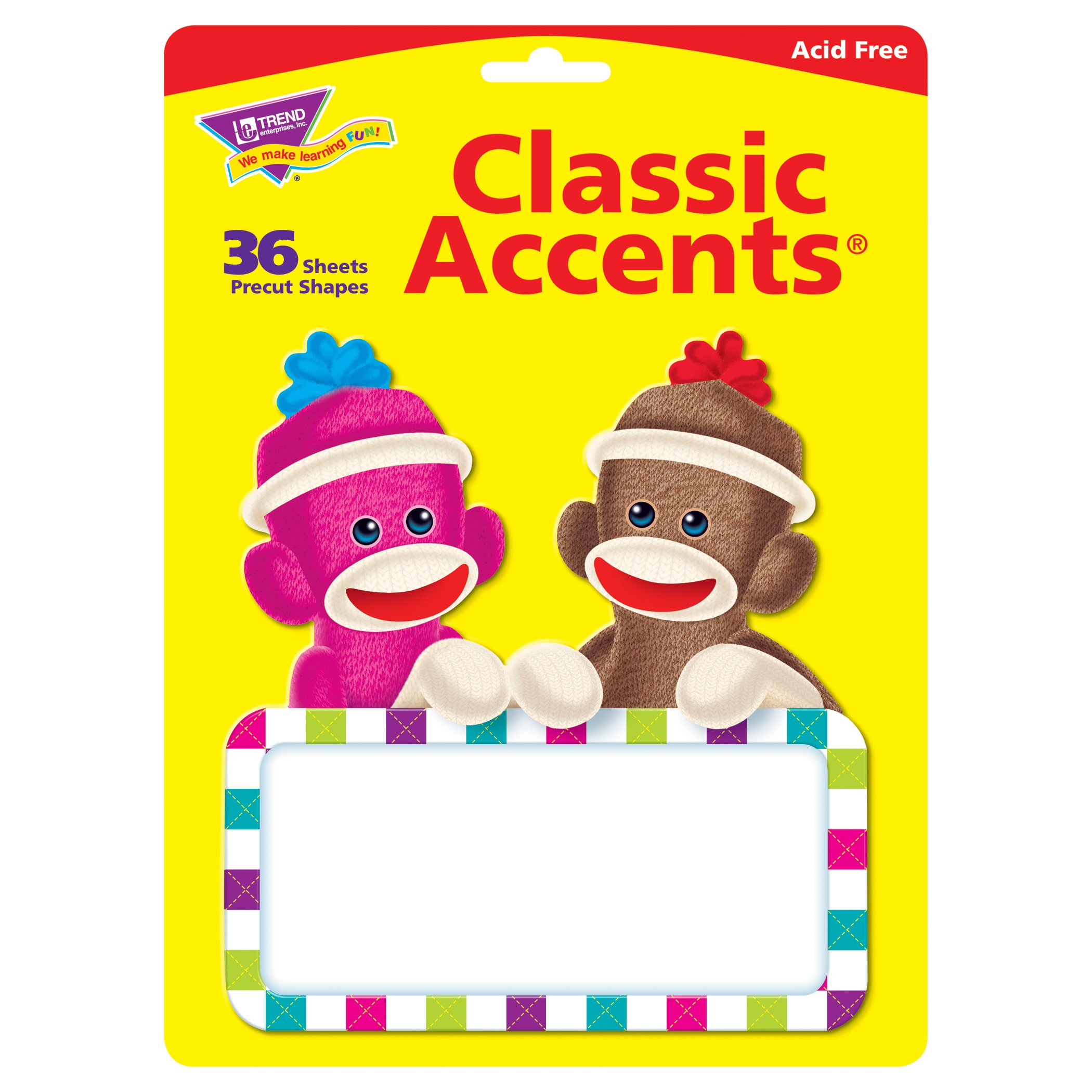 SOCK MONKEYS (SOLIDS) ACCENTS