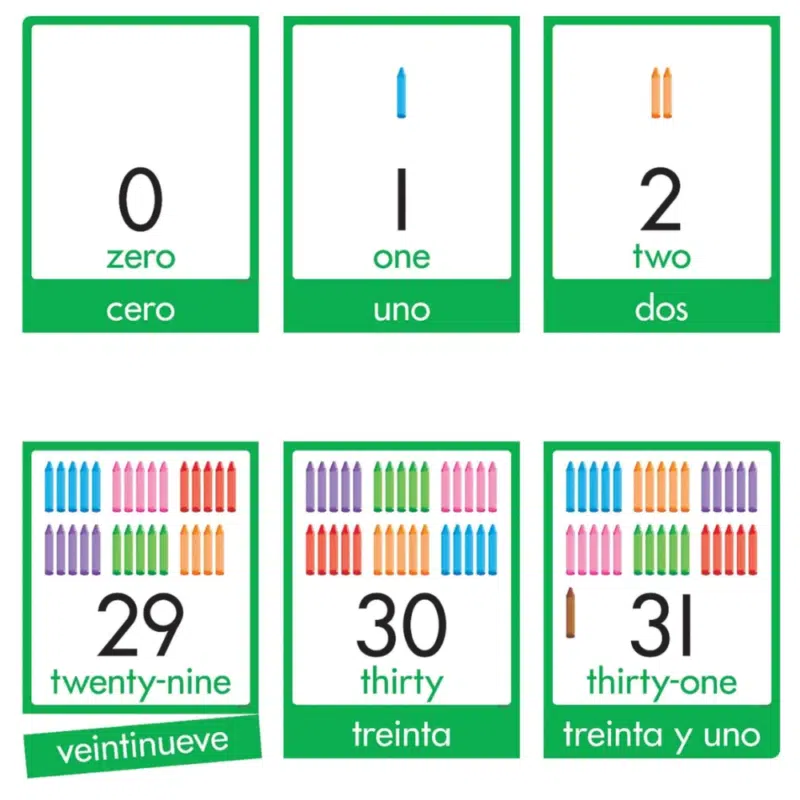 CRAYONS COUNTING LINE 0-31