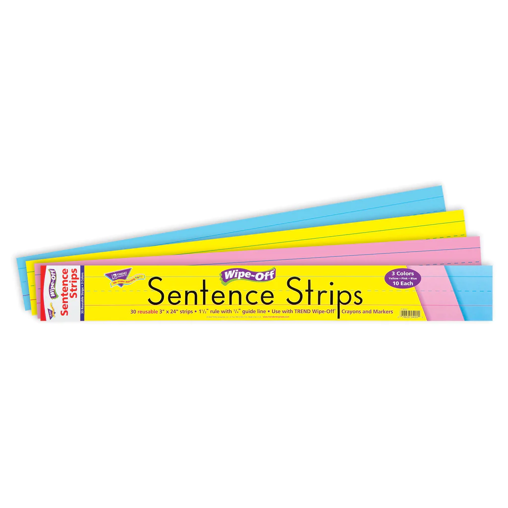 MULTICOLOR SENTENCE STRIPS