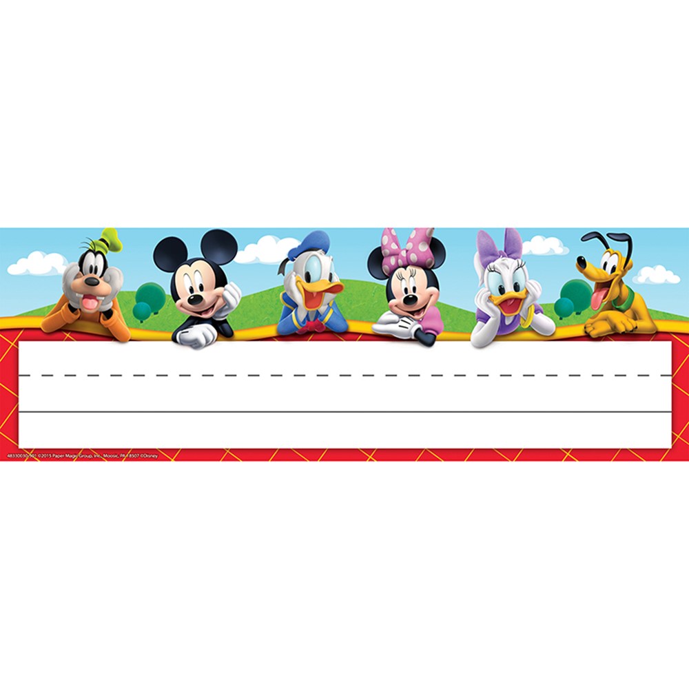 MICKEY MOUSE NAME PLATES