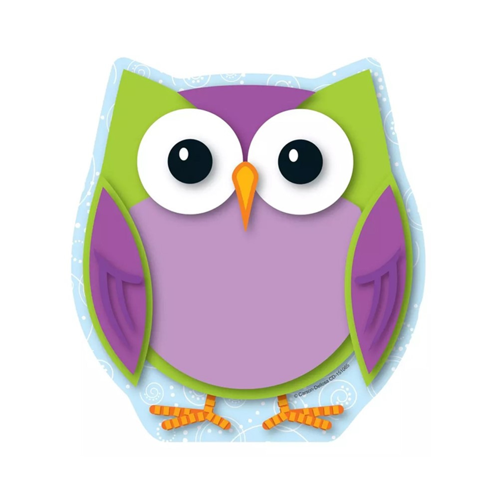 COLORFUL OWL NOTE PADS