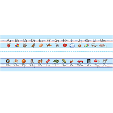 ALPHABET TRADITIONAL NAME PLATES