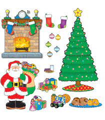 CHRISTMAS SCENE BULLETIN