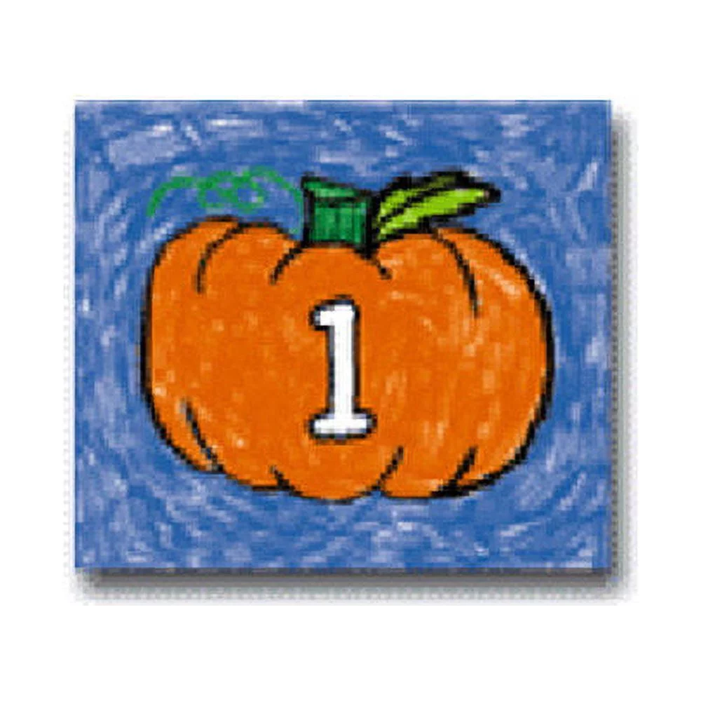 PUMPKINS NUMBERED CALENDAR