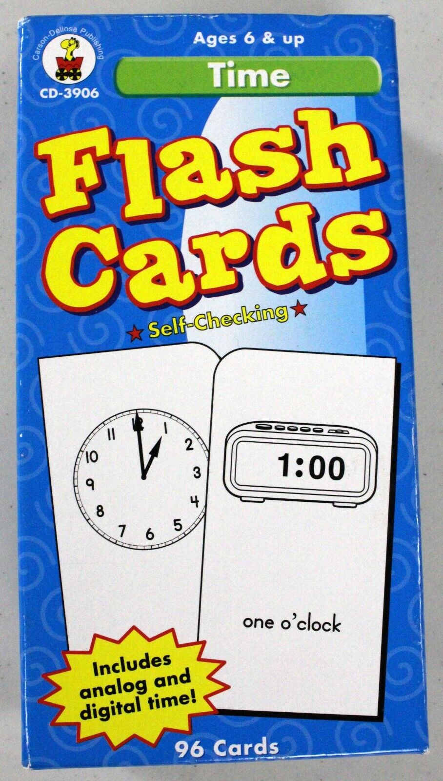 TIME FLASH CARDS