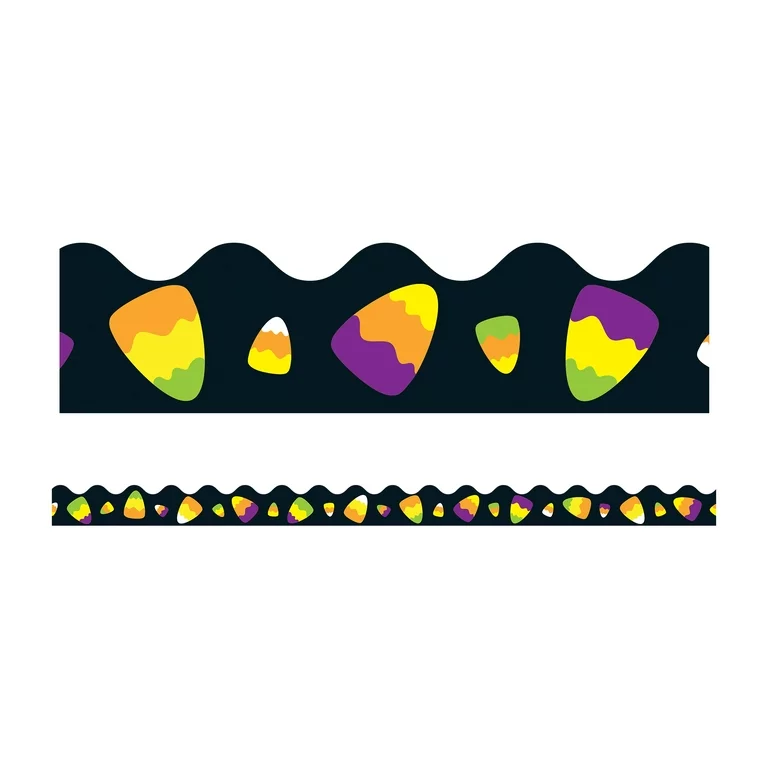 CANDY CORN IN CLAY BORDERS