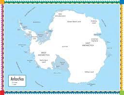 MAP OF ANTARTICA