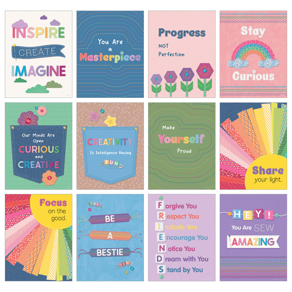 CRAFTY AND COOL POSTER SET