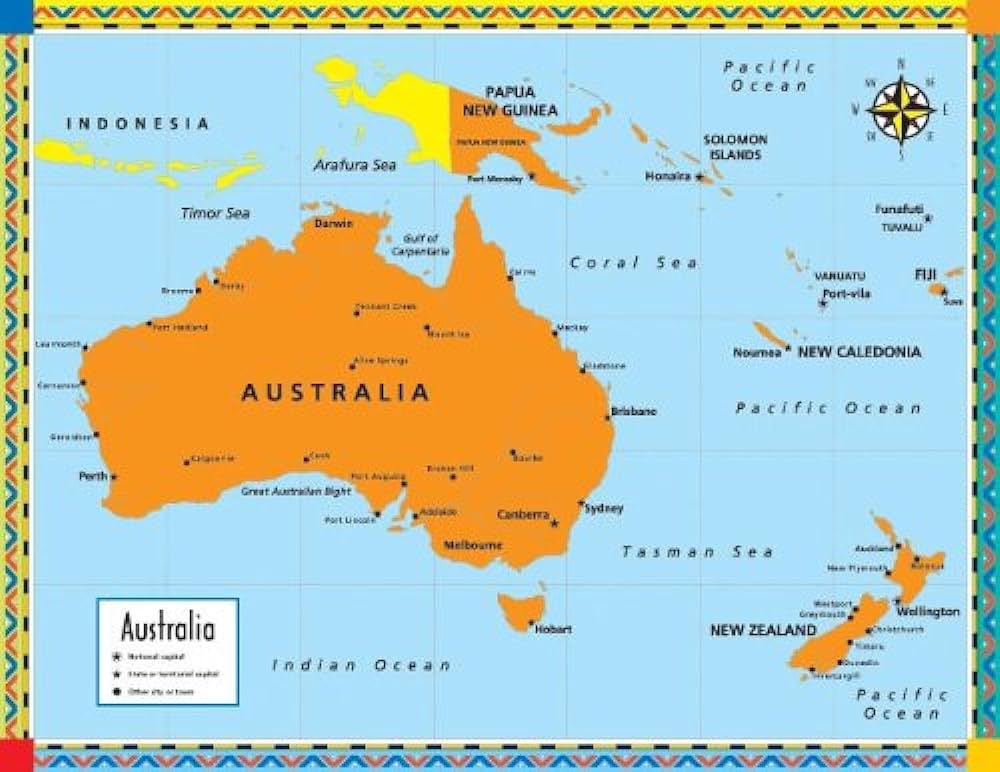 MAP AUSTRALIA