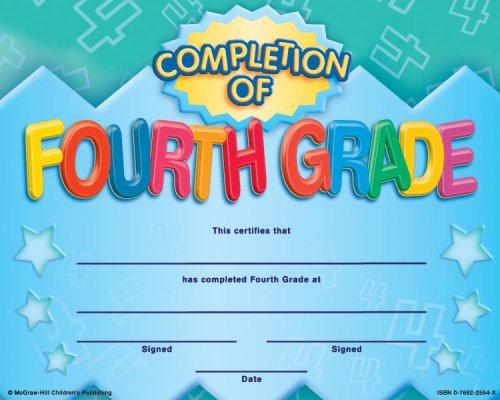 COMPLETE OF FOURTH GRADE AWARDS
