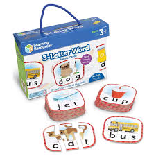 3 Letter Word Puzzle Cards