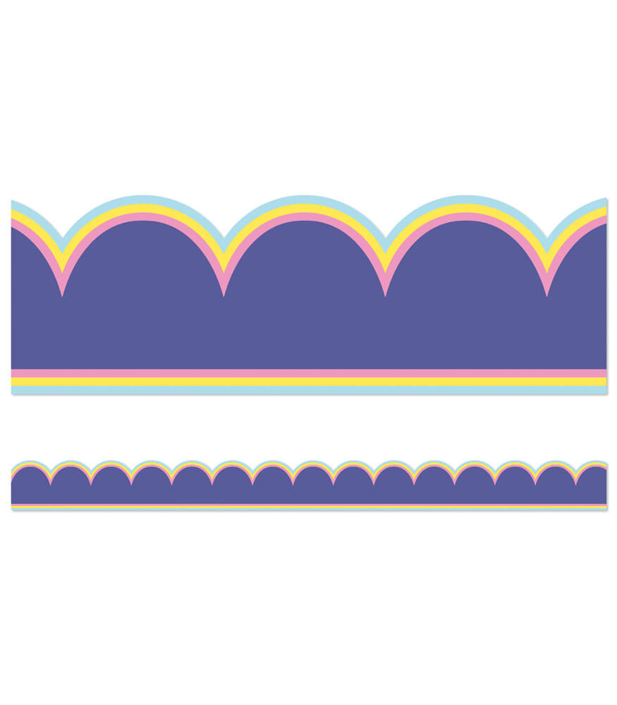 POP OF PURPLE BORDERS
