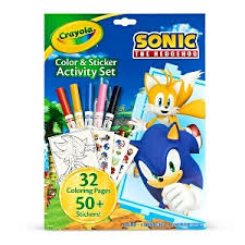 Sonic Color & Sticker Activity Set
