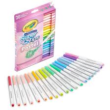 Crayola Washable Super Tips Markers Pastel