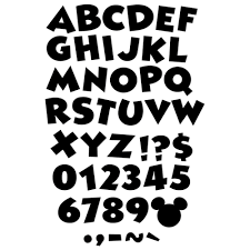 Disney Mickey Letter
