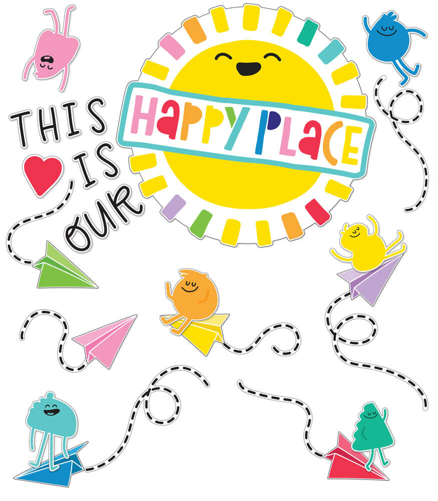 THIS IS OUR HAPPY PLACE BULLETIN BOARD