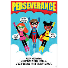 Perseverance Superhero Poster