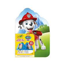 Paw Patrol Color & Sticker kit