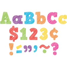 SCRIBBLE BOLD BLOCK 4 LETTERS