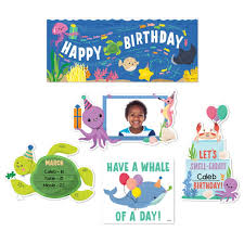 Sea Friends Happy Birthday Mini Bulletin