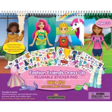 FASHION FRIENDS DRESS-UP REUSABLE STICKERS