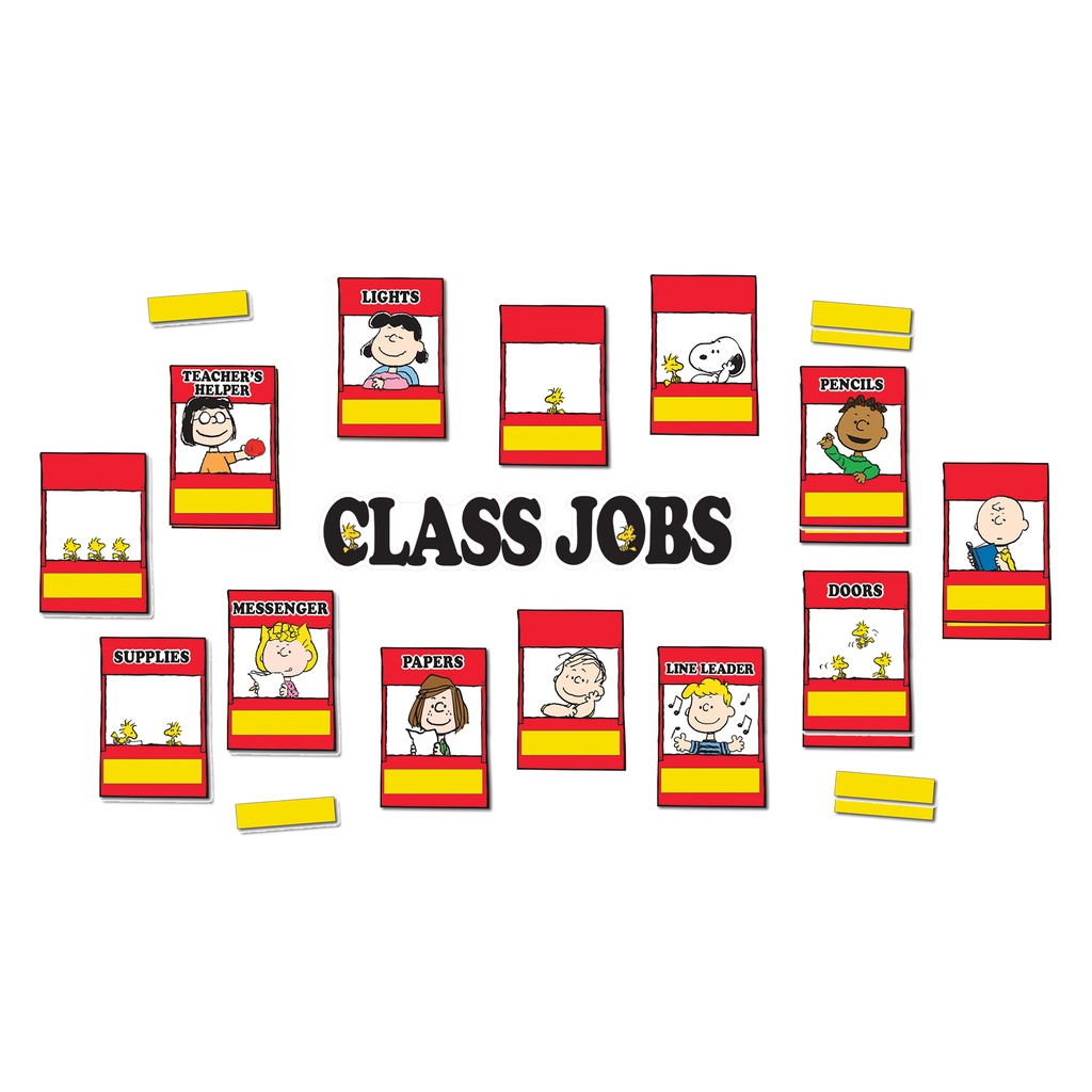 PEANUTS CLASS JOBS MINI BULLETIN