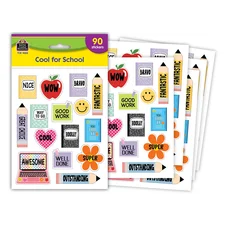 COOL FOR SCHOOL STICKERS