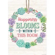 HAPPINESS BLOOMS WITHIN THIS POSITIVE