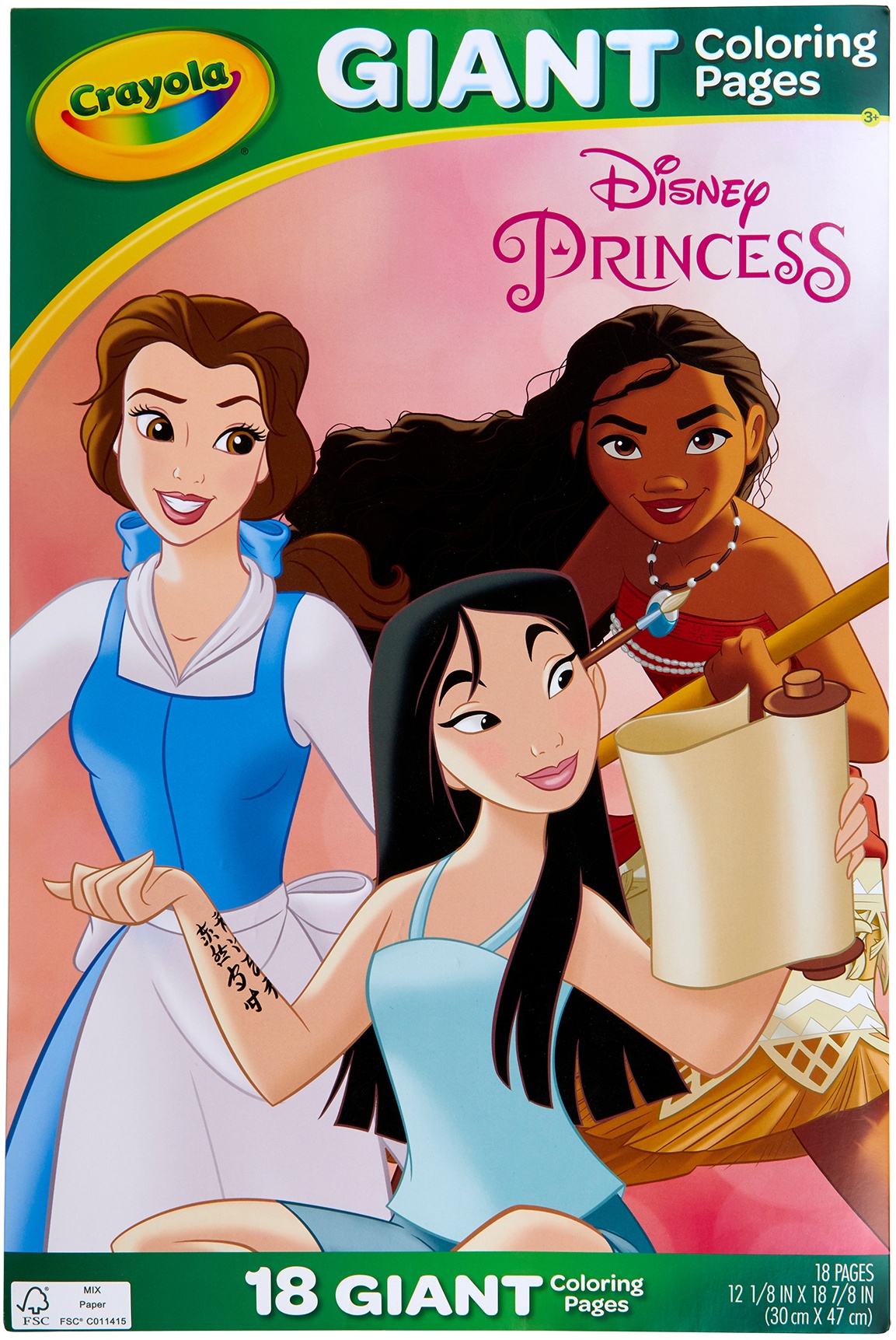 GIANT COLORING PAGES PRINCESS