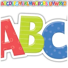 COLORFUL ALPHABET BORDERS