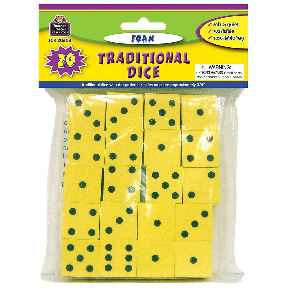 FOAM TRADITIONAL DICE