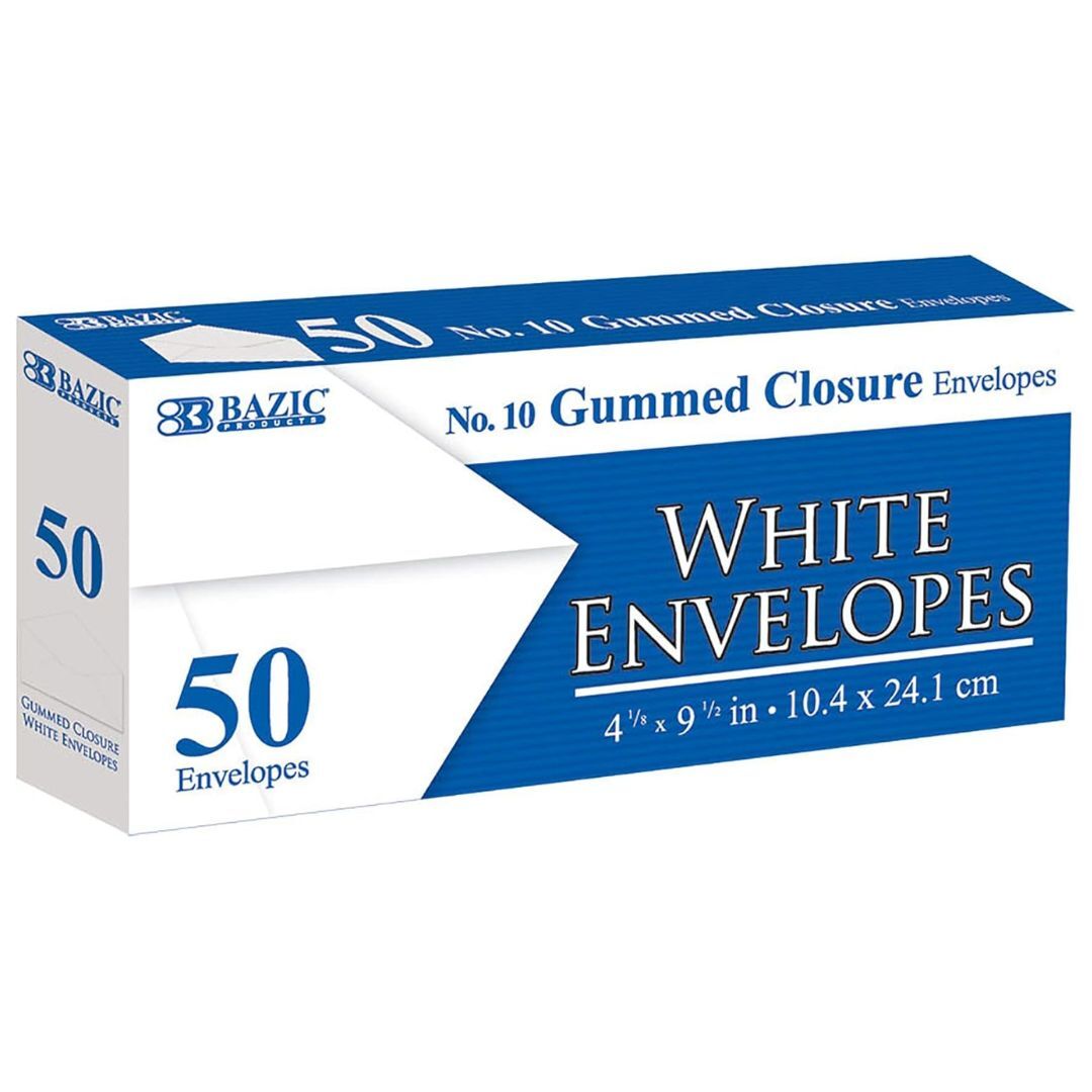 SOBRE BLANCO CAJA BAZIC WHITE ENVELOPES