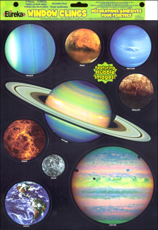 WINDOW CLIPS PLANETS