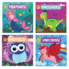 MERMAIDS, DINOSAURS, ANIMALS, UNICORNS BOARD BOOKS