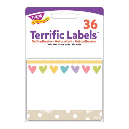 TAKE HAEART TERRIFIC NAME TAGS
