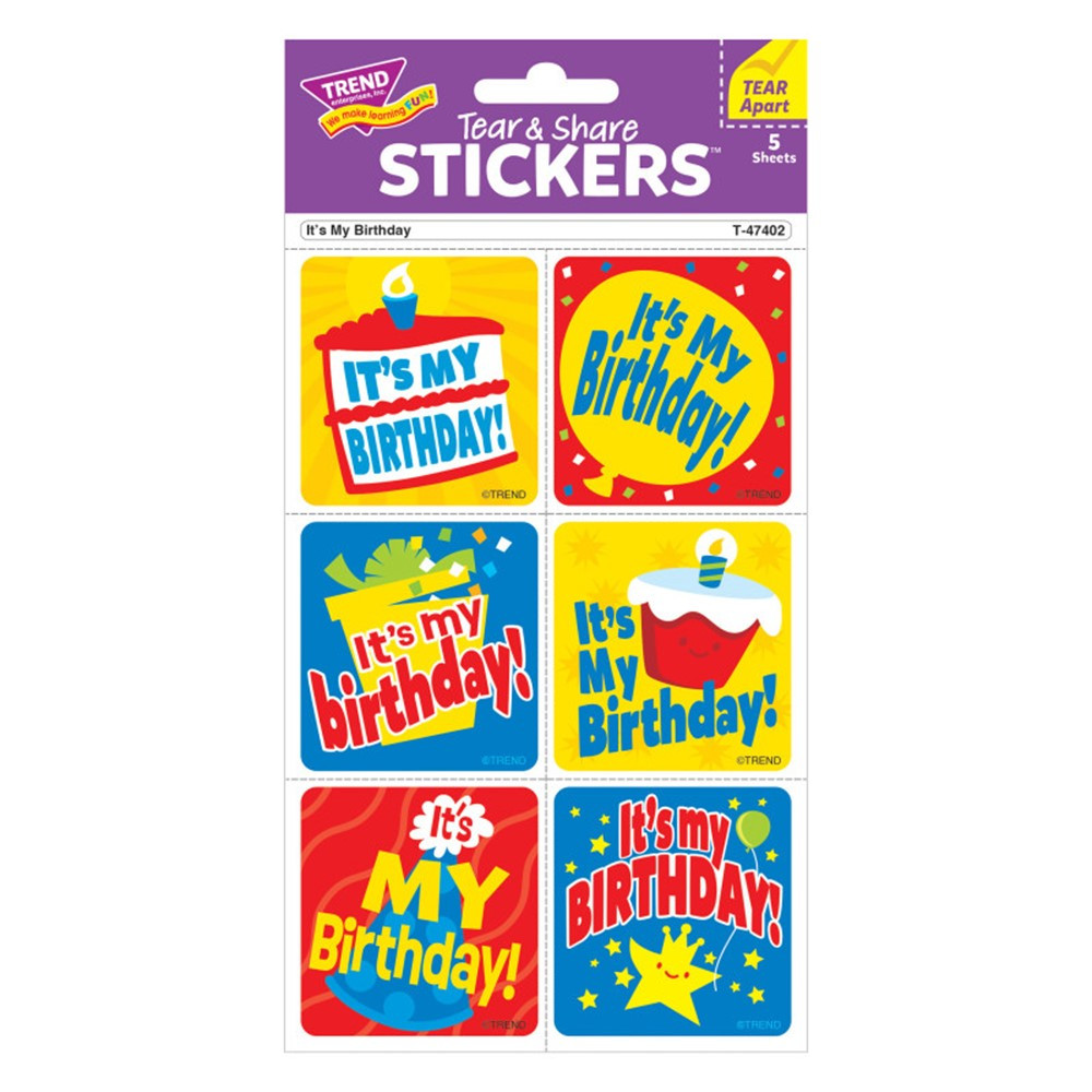 IT´S MY BIRTHDAY STICKERS