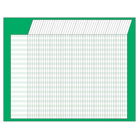 GREEN HORIZONTAL INCENTIVE CHART