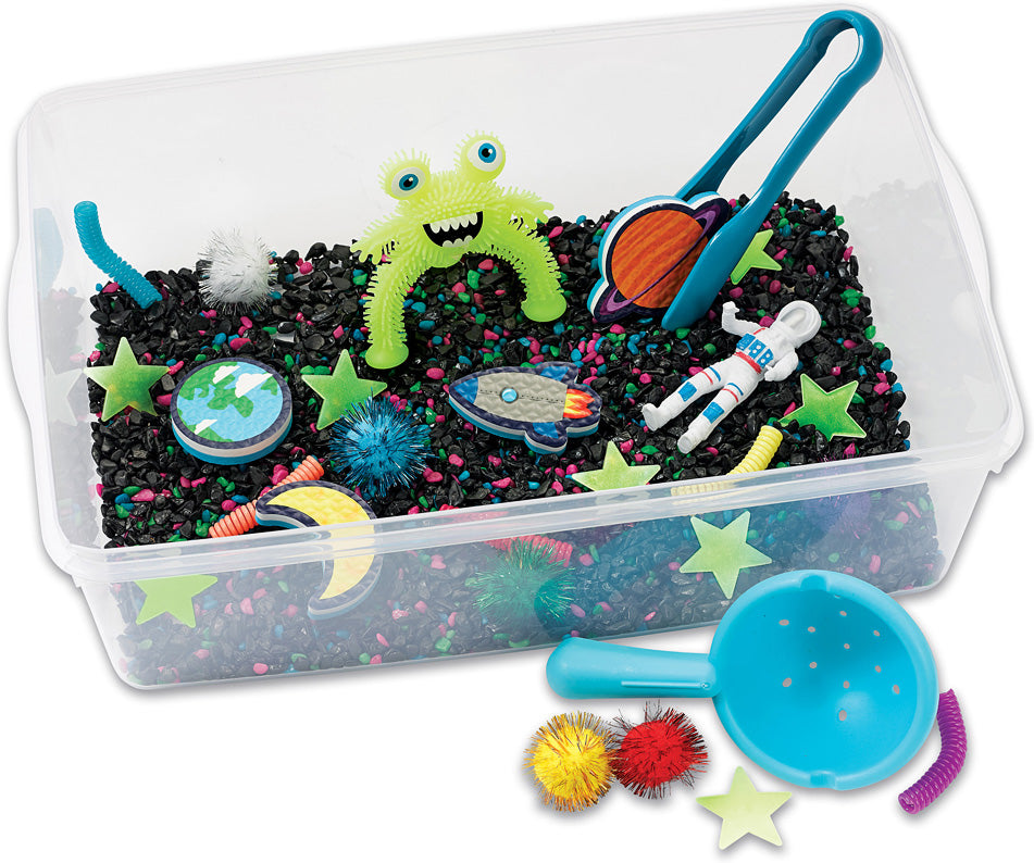 SENSORY BIN OUTER SPACE