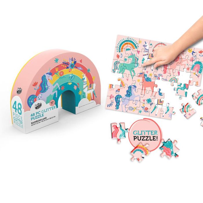 Rainbowland 48 pc Glitter Puzzle