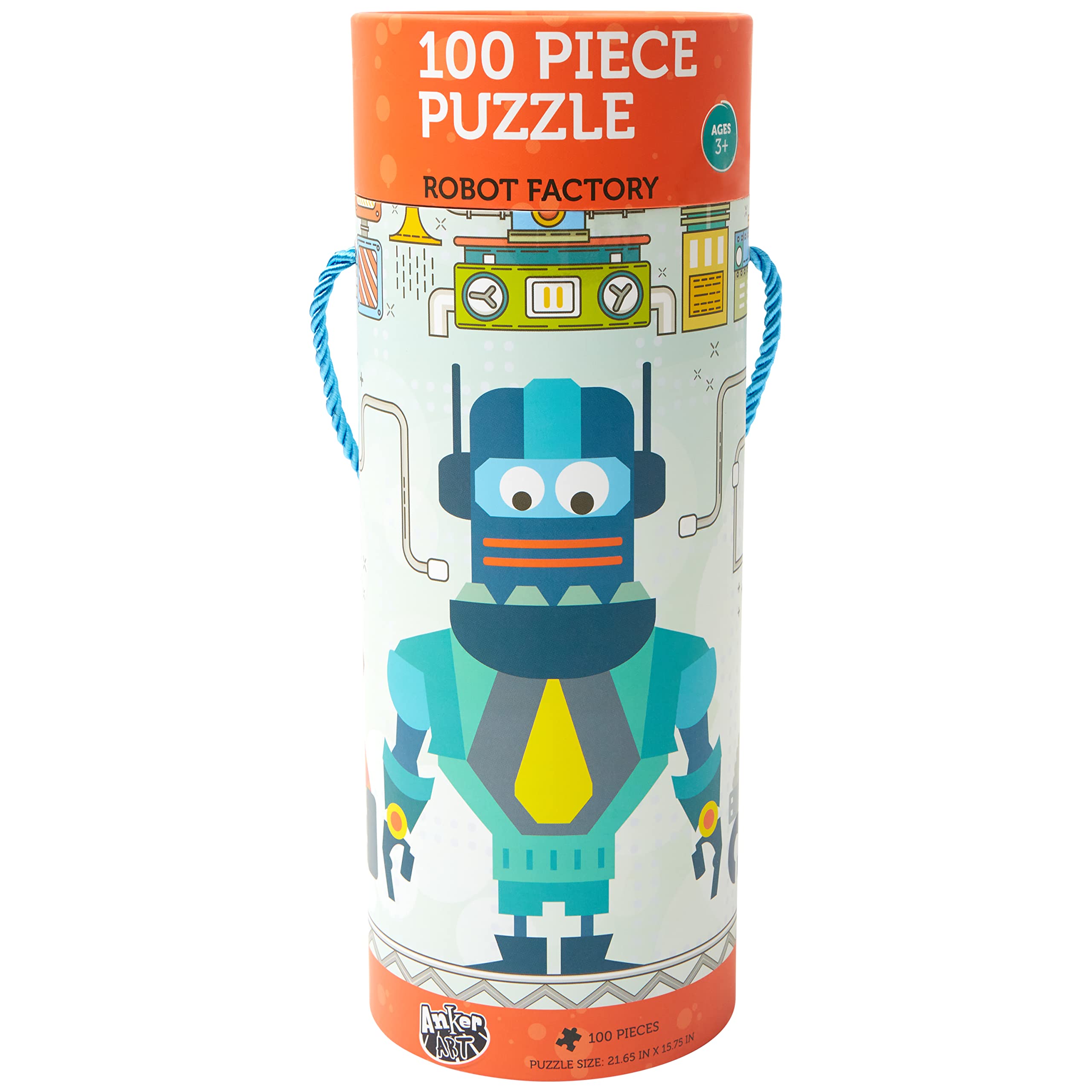 Robot Factory 100 Piece Puzzle